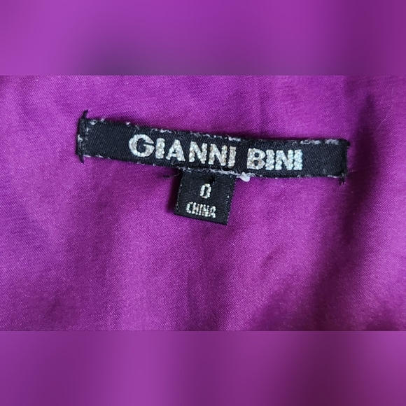 Gianni Bini Lainey Dress | Dahlia Purple Floral Lace | Size 0 # 2171M300 - Picture 6 of 11